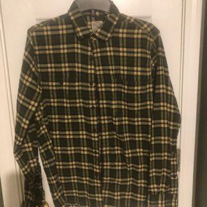 JCREW Green Flannel Shirt